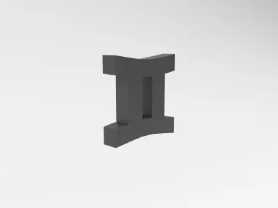 Gemini v1 001 Low-poly 3D model