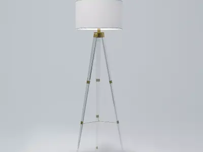 Delavan Tripod Floor Lamp 3D model