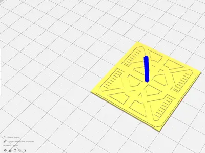 Sci-Fi Floor Grate 3D 3D print model