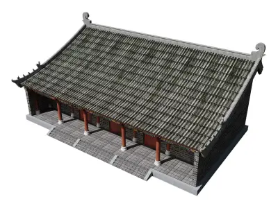 Japan Ancestral Hall 3D model