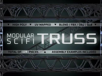 Modular Truss Pack 3D model