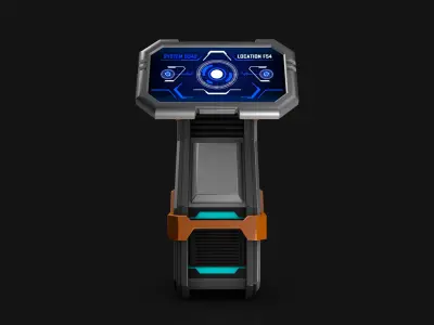 Sci Fi Computer 3D model