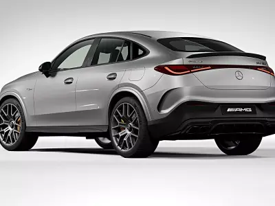 2024 Mercedes-Benz GLC 63 S AMG E Performance Coupe 3D model