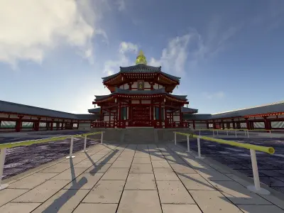 Yakushiji temple  3D model