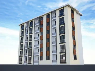 Ornate building 3d model 9 3D model