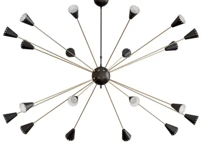 Stilnovo Ankargrand LBC076BLK Chandelier 3D model