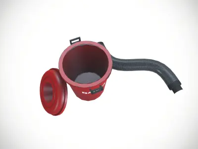 Dirt Collecting Bucket  Low-poly 3D model