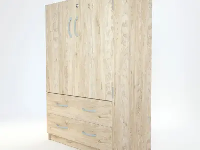 Wooden Cabinet 20 3D model