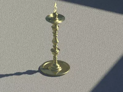 Nilavilakku 3D model