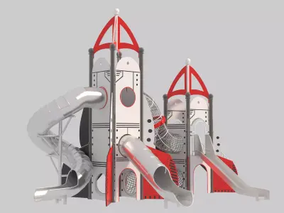 Playground for children 09 3D model