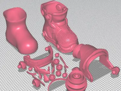 Si Fi Juno Space Ranger Boots Overwatch 2  3D print model