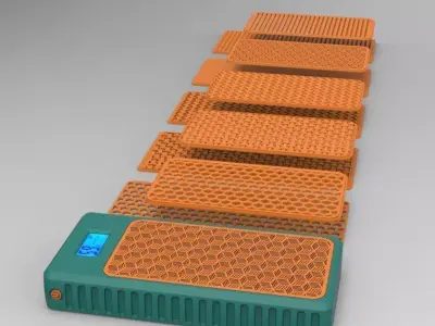 Power Bank 20K mah with All inter changeable design 3D print model