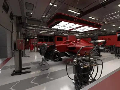  F1 TEAM TEST DAY SCENE 