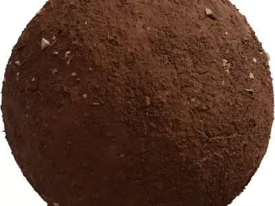 Red Clay Dirt with Pebbles  Texture