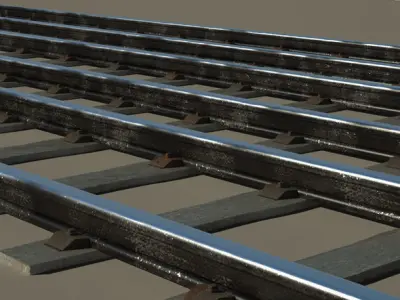 Rails Models 3D model