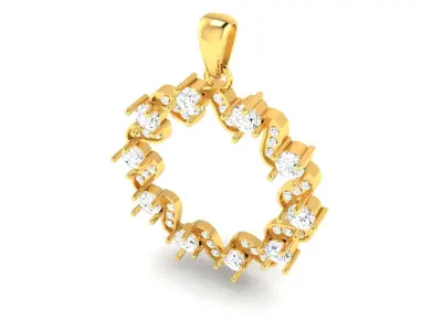 Solitaire Women Pendants  3D print model order
