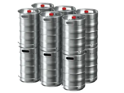 Beer Kegs 3D model