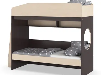 Legenda K10 with LP09 childrens modular bed 3D model
