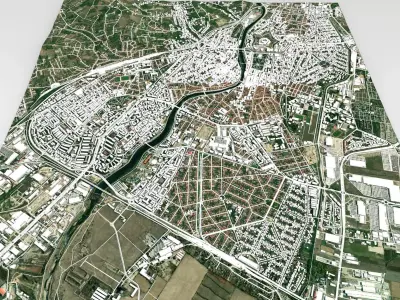 Cityscape Oradea Romania 3D model