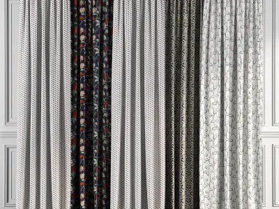 Curtain Set 69 3D model