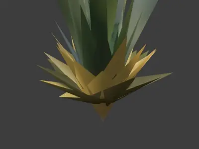 Simple Low-Poly Plant Low-poly 3D model