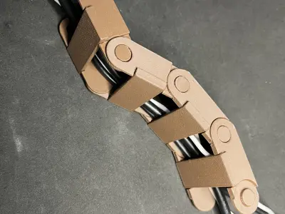 Modular Cable Chain Conduit Free 3D print model