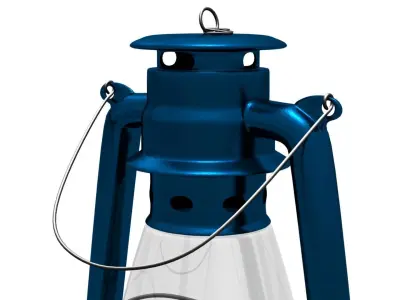 Kerosene Lantern Free low-poly 3D model