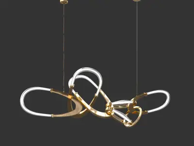 Bouchon Chandelier-1 3D model