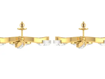 Women pendant earrings sets 3dm stl render detail 3D print model 3D print model