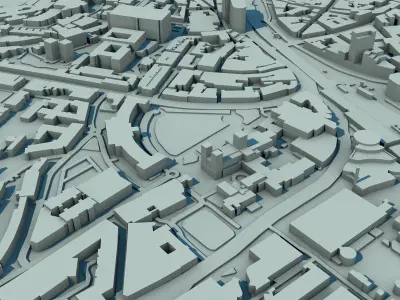 Bristol City England United Kingdom 3D print model