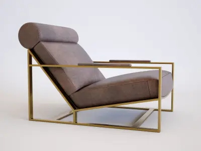 Armchair Model 3418 3D model