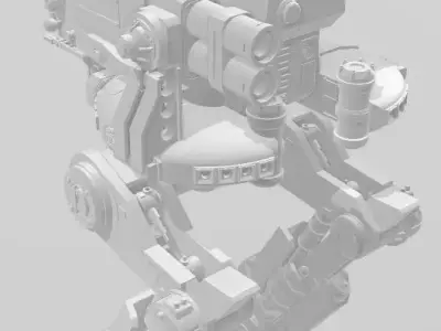 Light scout mech 3D print model