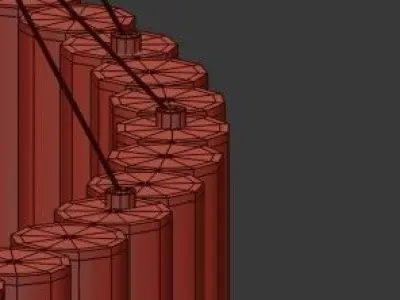 Untitled carrousel xl pendant light 3D model