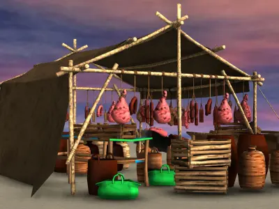 MEAT SHOP 3D model