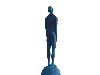 Rain sculpture 3D model