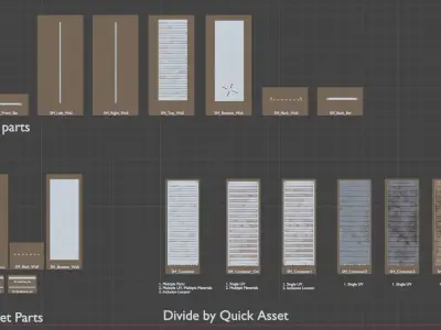Container shipping 3D model
