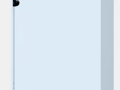 BESTA Shelf unit with door 49 Low-poly 3D model