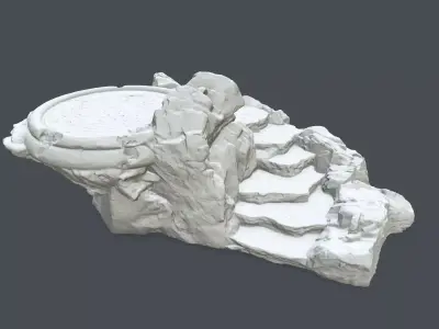 Printable Ladder Ruin 3D print model