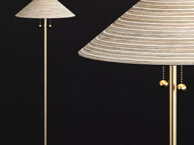 Terrace Floor Lamp Arteriors 3D model