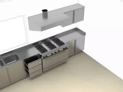 KITCHEN 84 3D model