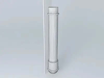 Bronze Candle Sconce 3D model