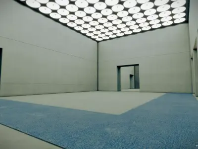 VR Room Low-poly 3D model