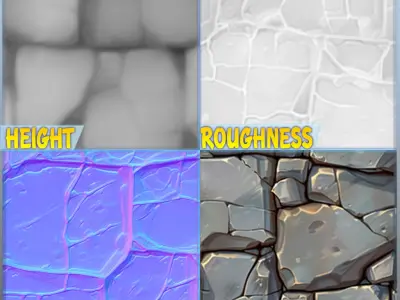 Stylized Wall Seamless Texture Texture 107