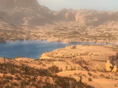 Desert Ancient City 3D model