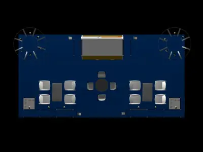 3d stand Exhibition booth 5x10 Octanorm system 3D model