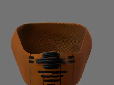 Gas mask helmet 3d model scifi Low-poly  Low-poly 3D model