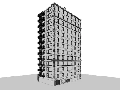 New York Building 3D model