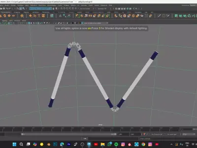 Sansetsukon Triple Staff 3D MODEL FROM JJK Low-poly 3D model