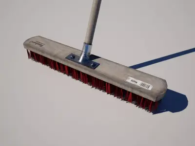 Industrial Street Push Broom Low-poly 3D model