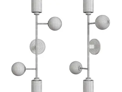 RESTORATION BRASS MIX Low-poly 3D model